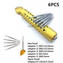Hex/Star Bone Screwdriver set Quick Coupling handle Veterinary orthopedic Instrument