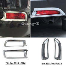 Car Detector ABS Chrome Cover Trim Back Tail Rear Fog Light Lamp Frame Parts  2pcs For Honda CRV CR-V 2012 2013 2014 2015 2016 2024 - buy cheap