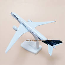 20cm Metal Alloy Plane Model German Air Lufthansa Airways Airbus 350 A350 Airlines Airplane Model w Stand Aircraft Gift 2024 - buy cheap