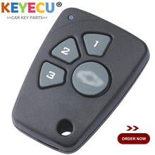 KEYECU-carcasa de repuesto para mando a distancia de coche, 4 botones, FOB 2024 - compra barato