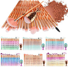 Makeup Brushes Kit Natural Tool Mermai Pencil Cosmetics Foundation Artist Mermaid Highlighter Face Set Of Bronzer Eyeshadow Lip 2022 - buy cheap