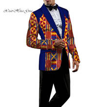 Blazer de estilo africano para hombre, Blazer ajustado, ropa africana de lujo, traje de fiesta de boda, chaqueta, Tops, abrigo informal, WYN776 2024 - compra barato