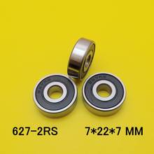 10pcs free shipping Miniature deep groove ball bearing 627ZZ 627-2RS  S627ZZ  S627-2RS 7*22*7 mm 2024 - buy cheap