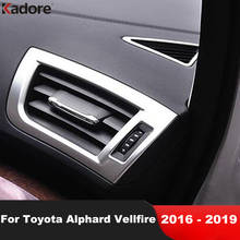 For Toyota Alphard Vellfire 2016 2017 2018 2019 Matte Side Air Condition Vent Outlet Cover Trim Interior Accessories Car Styling 2024 - buy cheap