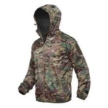 Тактическая Солнцезащитная куртка, летний уличный мужской светильник, Спортивная Солнцезащитная куртка, ветровка, водонепроницаемая, для кемпинга 2024 - купить недорого