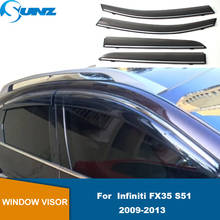 Weathershilds For Infiniti FX35 S51 2009 2010 2011 2012 2013 Side Window Vent Visor Sun Rain Deflector Guard Awnings Shelters 2024 - buy cheap