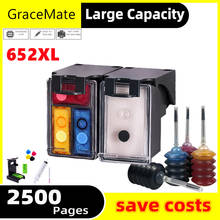 GraceMate 652xl Substituição de Recarga de Tinta para Hp 652 Cartucho De Tinta para Impressora HP Deskjet 2675 2676 4675 5075 3638 1115 2135 3635 2138 3636 2024 - compre barato