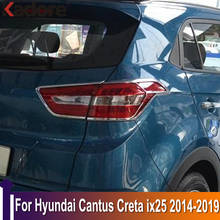 For Hyundai Cantus Creta ix25 2014-2018 2019 Chrome Trim Car Rear Lights Cover Taillight Trims Sticker Car Styling Accessories 2024 - buy cheap