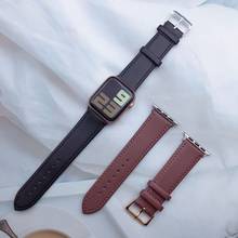 Fashion Leather Loop for Apple Watch Band series 1 2 3 4 for iWatch Nylon Strap 42mm 38mm 40mm 44mm 5 6 7 41mm 45mm Correa Belt 2024 - buy cheap
