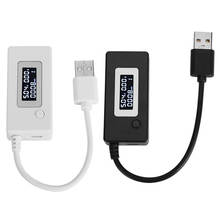 LCD Display Backlight USB Tester Detector Ammeter Voltmeter Charging Capacity Test Meter 2024 - buy cheap