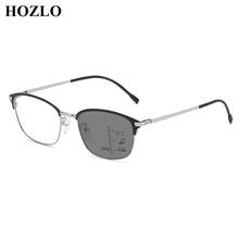 Gafas de sol fotocromáticas progresivas para hombre y mujer, lentes de lectura fotocromáticas con montura de Metal, lentes para presbicia lejanas, lupa Anti luz azul 2024 - compra barato