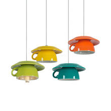 Современная Подвесная лампа в скандинавском стиле, керамические светодиодный светильники для кухни, столовой, гостиной, декоративное освещение 2024 - купить недорого