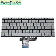 US keyboard for HP Pavilion 13-AN 13-an0000nf 13-an0004la 13-an0075tu 13-an0084tu English white backlit NSK-XBABQ accessories 2024 - buy cheap