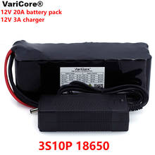 VariCore 12 V 20000mAh 18650 lithium battery miner's lamp Discharge 20A 240W xenon lamp Battery pack with PCB + 12.6V 3A Charger 2024 - buy cheap