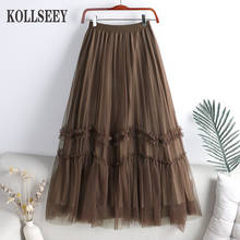 KOLLSEEY Brand  Fringe Skirts Side Tassel Fashion Streetwear Solid High Waist Tight Maxi Pencil Skirt 2024 - buy cheap