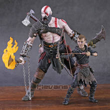 NECA-figura DE ACCIÓN DE Kratos & Atreus, God of War 2018, juguete de PVC, paquete de 2 unidades 2024 - compra barato