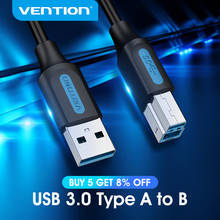 Vention USB Printer Cable USB 3.0 2.0 Type A Male to B Male Cable for Canon Epson HP ZJiang Label Printer DAC USB Printer 2024 - купить недорого