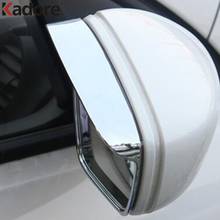 Chrome For Volvo XC60 XC 60 2018 2019 2020 Side Door Rearview Mirror Rain Shield Sun Visor Cover Eyebrow Trim Car Styling 2pcs 2024 - buy cheap