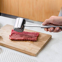 Food Grade Stainless Steel Meat Hammer Beef Pork Steak Meat Tenderizer Gadgets For Home 2024 - buy cheap