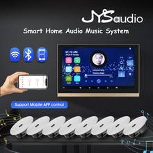 Kit de áudio inteligente, tela de 10 polegadas, wi-fi, amplificador de parede, bluetooth, fm, home theater, hifi, subwoofer, alto-falante estéreo de alta potência 2024 - compre barato