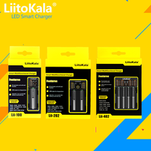 LiitoKala Lii-100 lii-202 Lii-402 Lii-S2 S4 C2 D4 18650 Battery Charger For 26650 16340 14500  LiFePO4 1.2V Ni-MH Ni-Cd smart 2024 - buy cheap