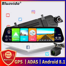 Bluavido 10" Car Rear View Mirror DVR 4G ADAS Android 8.1 GPS Navigation FHD 1080P Auto Video Registrator Recorder WiFi Dash Cam 2024 - buy cheap