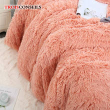 160*200 Shaggy Coral Blanket Warm Soft Blanket For Bed Sofa Bed Bedspreads Home Decoration Comfortable Bed Cover Plaid Blankets 2024 - купить недорого