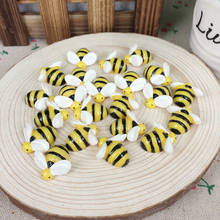 Kawaii Flatback DIY Bee Miniature Animals Resin Cabochons Flat Back Scrapbooking Embellishment Decoration Crafts Making:20mm 2024 - buy cheap