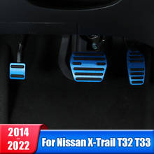 Car Foot Accelerator Fuel Pedal Brake Pedal Cover Pad For Nissan X-Trail X Trail XTrail T32 T33 2014- 2020 2021 2022 Accessories 2024 - buy cheap