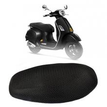 Cubierta de asiento de motocicleta, Protector de cojín de asiento transpirable para VESPA GTS GTV LX, aislamiento solar 2024 - compra barato
