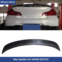 Carbon Fiber Frp Car Rear Trunk Lip Spoiler Rear Wings for Infiniti G25 G37 2009 2010 2011 2012 2013 2024 - buy cheap