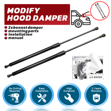 Gas Struts for Fiat Panda 169 Mk3 2003-2012 Lift Support Shock Absorber Auto Front Bonnet Hood Modify Shock Damper Carbon Fiber 2024 - buy cheap