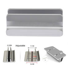 Besegad-soporte Vertical ajustable de aleación de aluminio para ordenador portátil, soporte de refrigeración para Apple MacBook Pro, Mac Book 2024 - compra barato