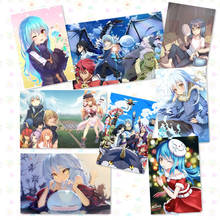 8 pcs/lot Anime That Time I Got Reincarnated as a Slimes Posters toy Paintings Wall Picture embossed Poster Toy 2024 - buy cheap