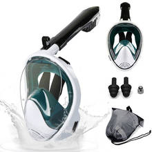 Underwater Scuba Anti Fog Full Face Diving Mask Snorkeling Respiratory Masks Safe Waterproof Swimming Equipment for Adult Kids 2024 - buy cheap