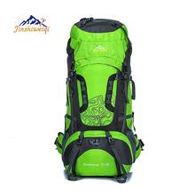 80L Large Outdoor Backpack Waterproof Unisex Nylon Travel Bags Camping Hiking Climbing Backpacks Waterproof Rucksack Sport bag 2024 - buy cheap