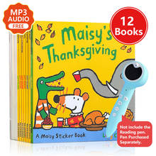 Maisy-set de 12 libros para niños, ratón de onda Swimbag, pegatinas de libro de historia en inglés, IQ EQ Formación educativa, Juguetes 2024 - compra barato