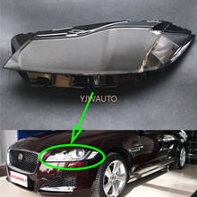 Headlight Lens For Jaguar XF XFJ 2016~2020 Headlamp Cover Car Glass Replacement Head Light Auto Shell Projector Lens 2024 - buy cheap