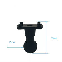 Pljljmsw 4 Hole Claws AMPS Adapter Plate with 1 inch Rubber Ball Mount Head Compatible for Gopro Garmin GPS DVR 2024 - buy cheap