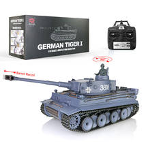 Boys Gifts 1/16 Heng Long 7.0 Plastic Tiger I RC Tank 3818 360 Turret Barrel Recoil TH17249-SMT4 2024 - buy cheap