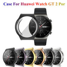 TPU CASE FOR Huawei Gt2 Pro Smart Watch Silicone Full Cover Hd Screen Protector Plated Shell Case for Huawei Gt2 Pro Accessories 2024 - buy cheap