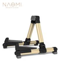 NAOMI Guitar Stand AGS-08 Electric Guitar Stand Folding Adjustable Guitar Stand Aluminum Alloy A-Frame Stand Gold Guitar Parts 2024 - buy cheap