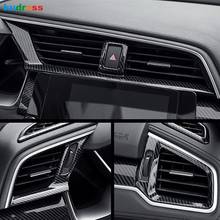Air Condition Outlet Vent Cover Trim For Honda Civic Sedan 2016-2018 2019 2020 2021 Carbon Fiber Car Interior Accessories LHD 2024 - buy cheap