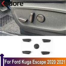 Хромированная передняя фара для Ford Kuga Escape 2017 2018 2019, противотуманная фара, рамка, отделка противотуманная, автомобильные аксессуары 2024 - купить недорого