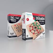 Juego de timón y Tic Tac Toe 2, caja de juegos para mesa, juegos familiares, 2 uds. 2024 - compra barato