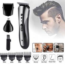 All in1 Rechargeable Hair Trimmer Waterproof Wireless Electric Shaver Beard Nose Ear Shaver Hair Clipper Trimmer Tool 2024 - buy cheap