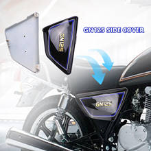 Cubierta lateral de la batería de la motocicleta cubierta lateral s paneles para Suzuki GN125 GN 125 2024 - compra barato