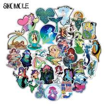 50 Pcs/pack Mermaid Cartoon Stickers For Refrigerator Skateboard Motorcycle Wardrobe Luggage Laptop Ocean Beauty Toys Sticker F3 2024 - buy cheap