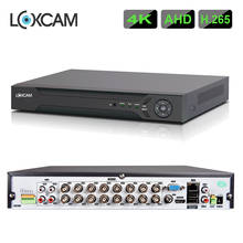 LOXCAM h.265+ 16CH 4K Ultra HD CCTV AHD DVR Recorder 6 in 1 8MP AHD NVR video surveillance dvr for security ahd ip camera 2024 - buy cheap