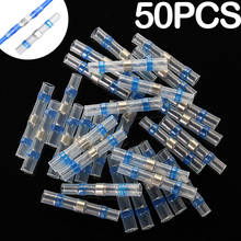 10/30/50PCS Solder Seal Wire Connectors Waterproof Heat Shrink Butt Terminals Electrical Wire Insulated Connectors Butt Splices 2024 - buy cheap